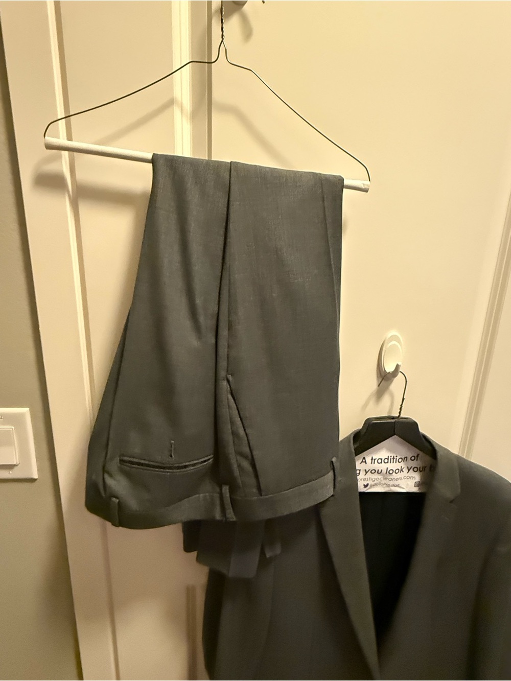 Classic Gray Suit Pants (blazer available)